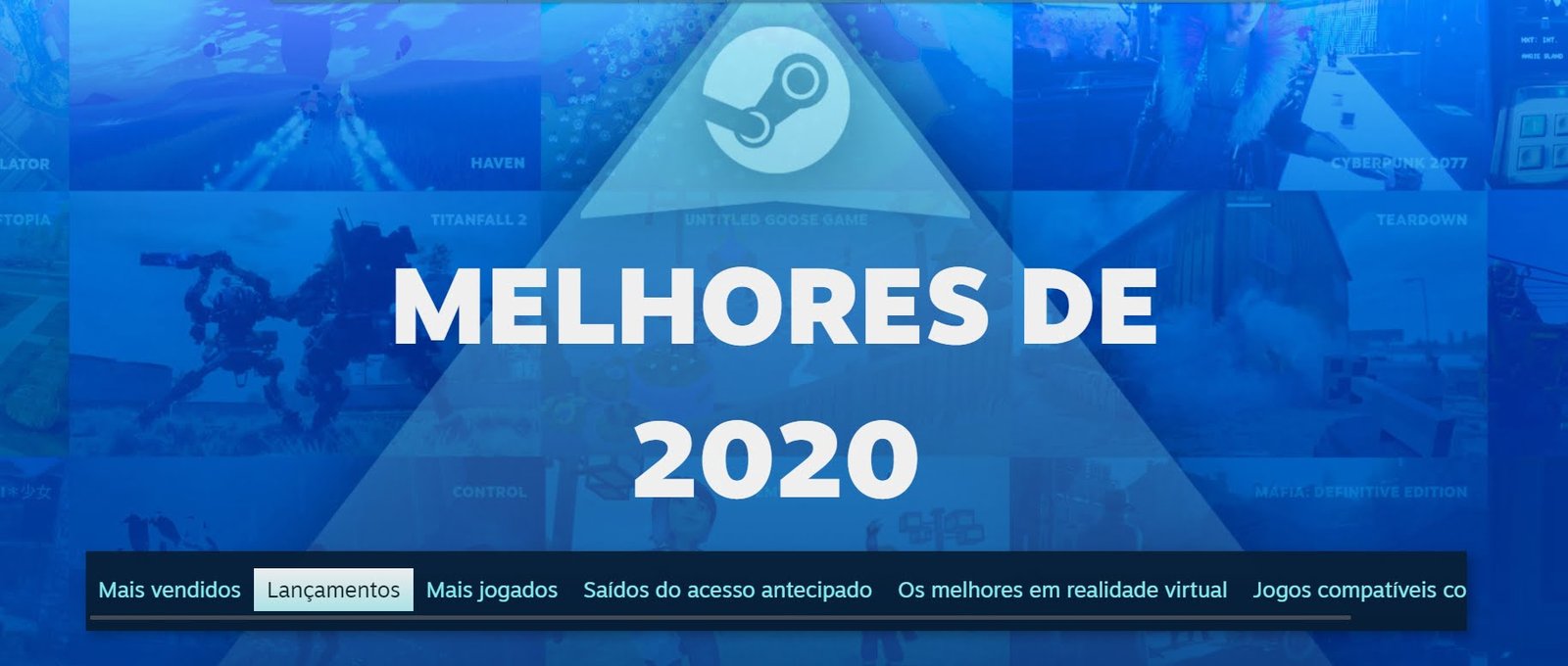 Steam divulga lista de jogos mais populares e que mais arrecadaram em 2020