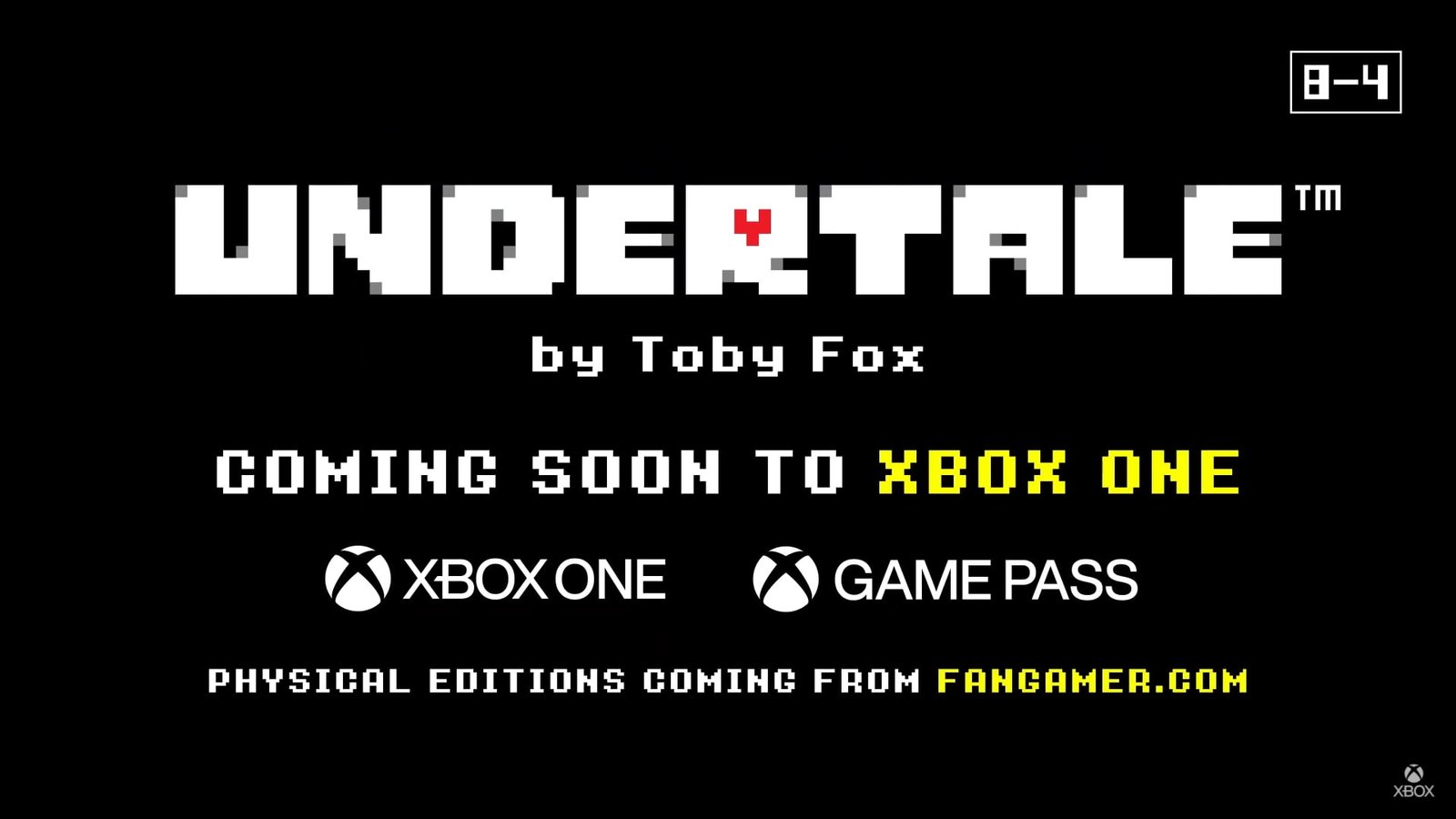 Undertale será lançado para Xbox