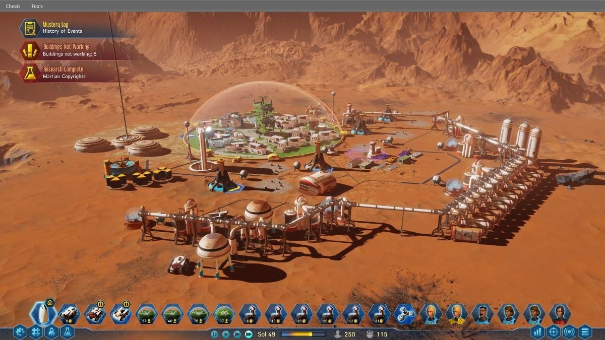 Surviving Mars: o jogo em que você coloniza Marte está de graça para PC