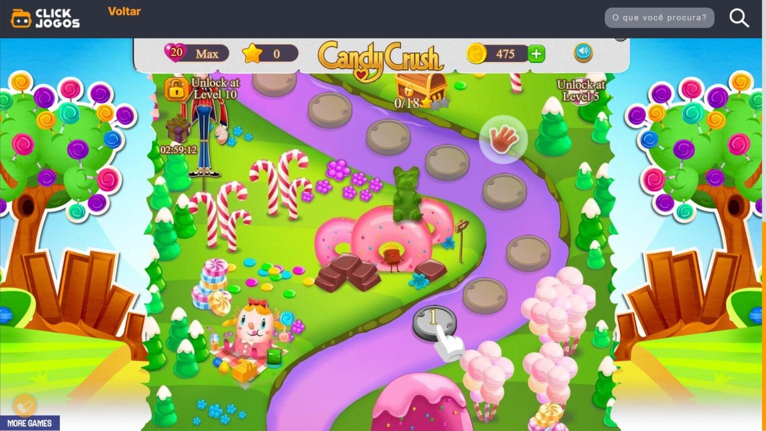 Melhores sites para jogar Candy Crush Saga