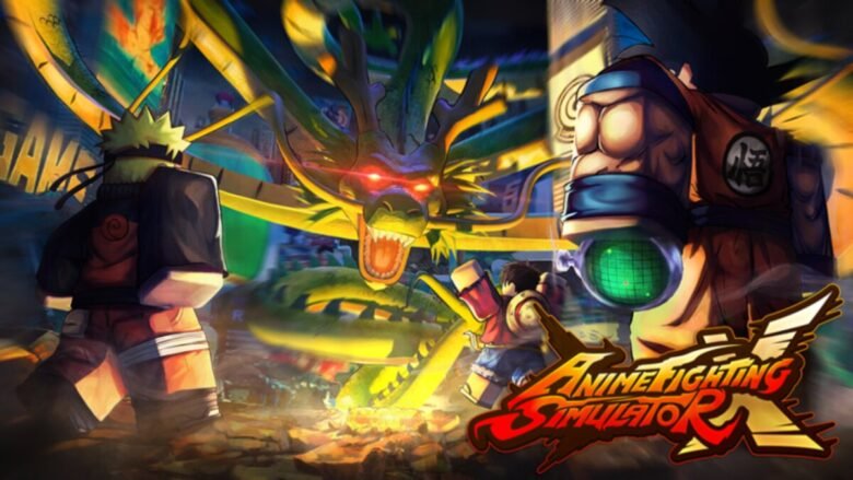 Anime Fighting Simulator X arte capa
